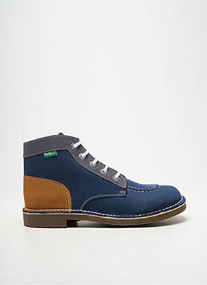 Bottines/boots talon bas talon plat jusqu'à 3cm bleu KICKERS femme