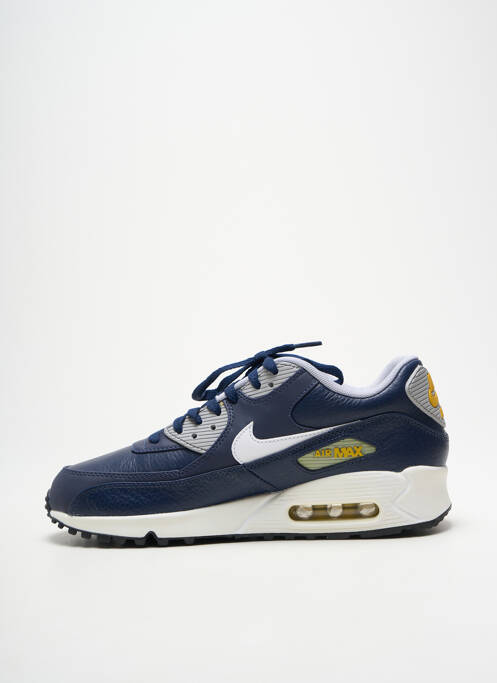 Baskets tissage satiné bout rond bleu NIKE unisexe