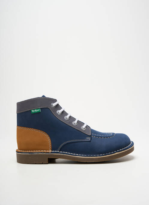 Bottines/boots talon bas talon plat jusqu'à 3cm bleu KICKERS femme