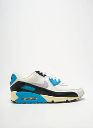 Baskets tissage satiné bout rond bleu NIKE unisexe