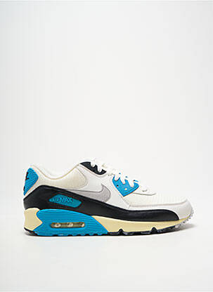 Baskets tissage satiné bout rond bleu NIKE unisexe