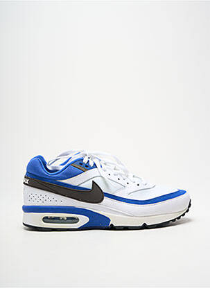 Baskets bout rond talon plat jusqu'à 3cm bleu NIKE femme