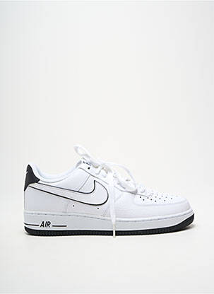 Baskets bout rond bout rond blanc NIKE homme