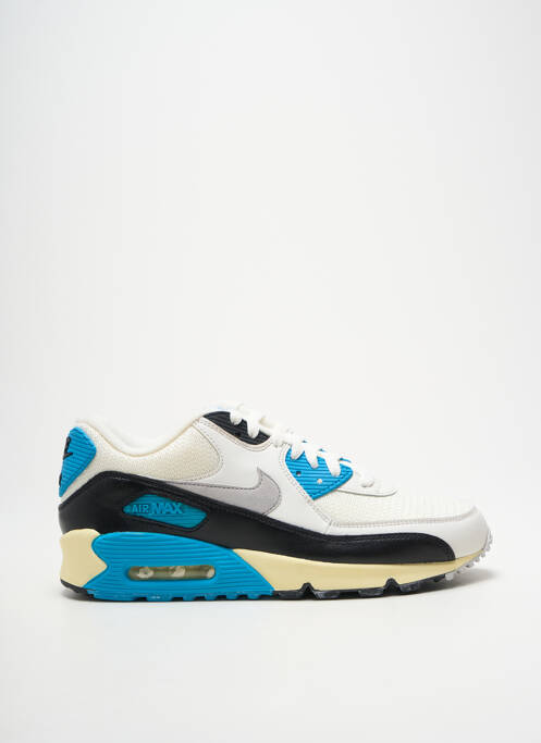 Baskets tissage satiné bout rond bleu NIKE unisexe