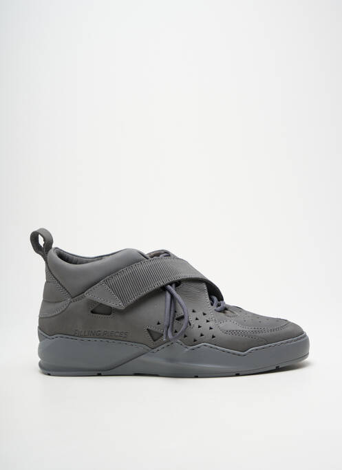 Baskets bout rond bout rond gris FILLING PIECES homme