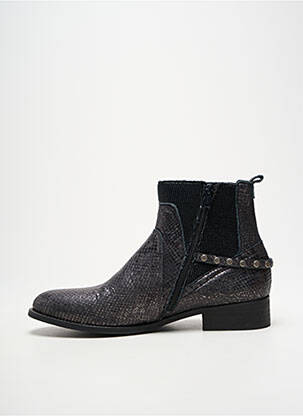 Bottines/boots talon bas talon plat jusqu'à 3cm argent REGARD femme