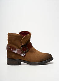 Bottines/boots talon bas talon plat jusqu'à 3cm marron ACES femme