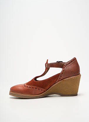 Escarpins fermeture boucle(s) talon de 7 à 9cm orange MOSQUITOS femme