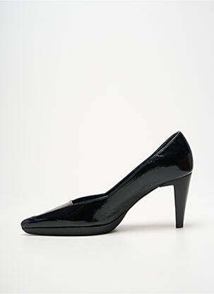 Escarpins tissage satiné talon de 7 à 9cm noir PARALLELE femme