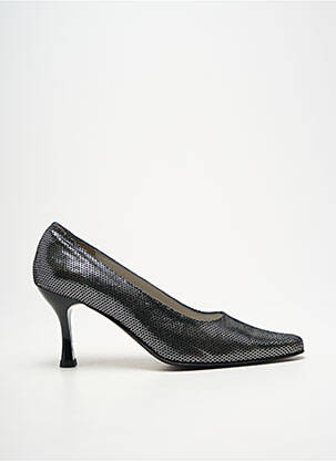 Escarpins bout pointu talon de 7 à 9cm argent O'KISS femme