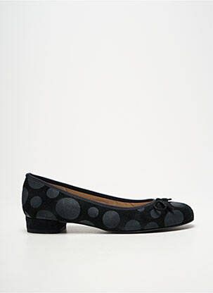 Ballerines chiquet talon plat jusqu'à 3cm noir BRENDA ZARO femme