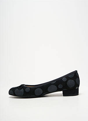 Ballerines bout rond talon plat jusqu'à 3cm noir BRENDA ZARO femme