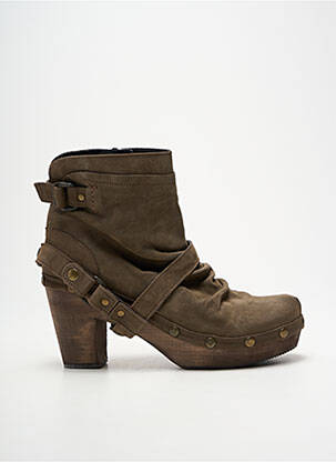 Bottines/boots talon bottier talon de 7 à 9cm marron MOSQUITOS femme