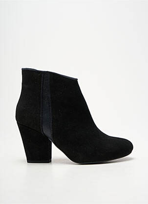 Bottines/boots cubain talon de 7 à 9cm noir REQINS femme