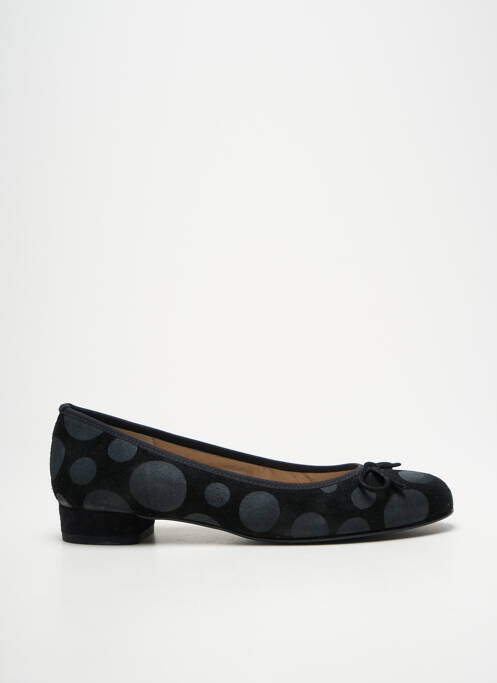 Ballerines bout rond talon plat jusqu'à 3cm noir BRENDA ZARO femme