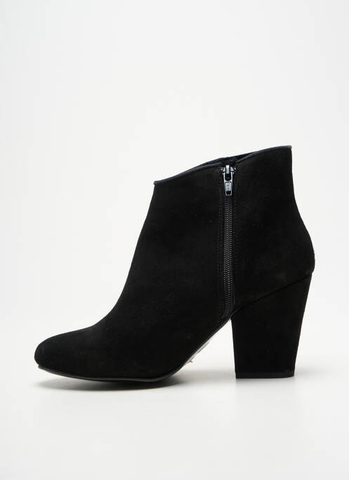 Bottines/boots cubain talon de 7 à 9cm noir REQINS femme