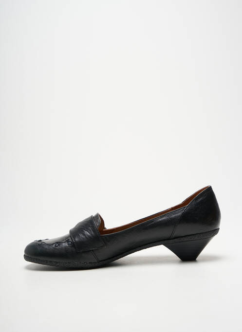 Escarpins cubain talon de 4 à 6cm noir PACO VALIENTE femme