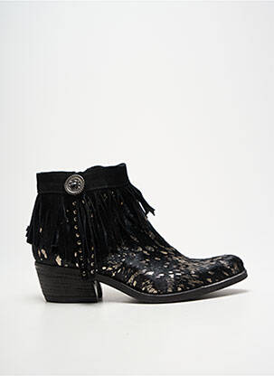 Bottines/boots bout pointu talon de 4 à 6cm noir KHRIO femme