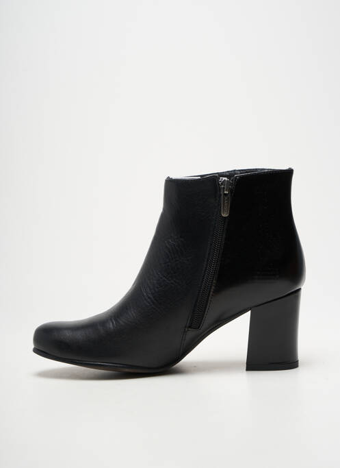 Bottines/boots matière lisse talon de 4 à 6cm noir KARSTON femme
