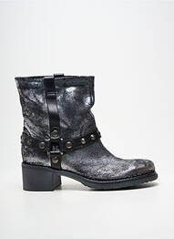 Bottines/boots talon de 4 à 6cm argent JANET SPORT femme