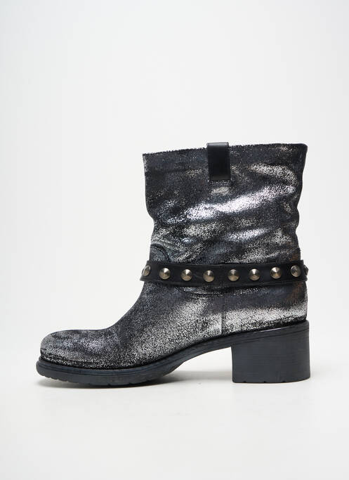 Bottines/boots talon de 4 à 6cm argent JANET SPORT femme