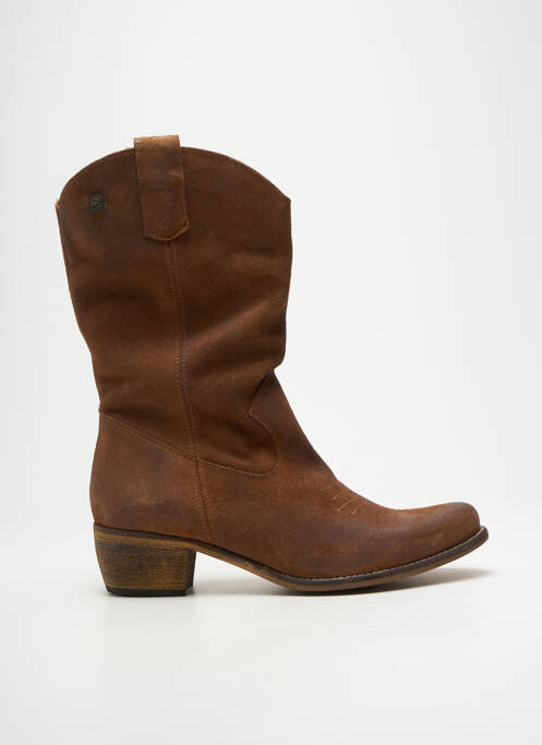 Bottines/boots bout pointu talon de 4 à 6cm marron MTNG femme