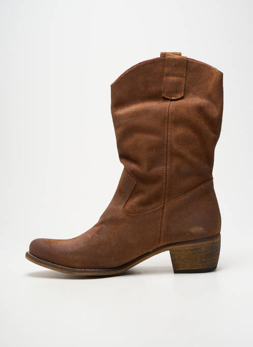 Bottines/boots bout pointu talon de 4 à 6cm marron MTNG femme