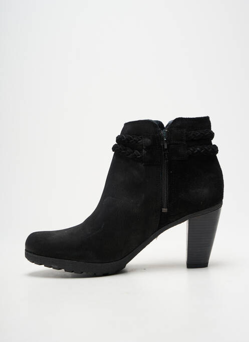 Bottines/boots cubain talon de 7 à 9cm noir REQINS femme