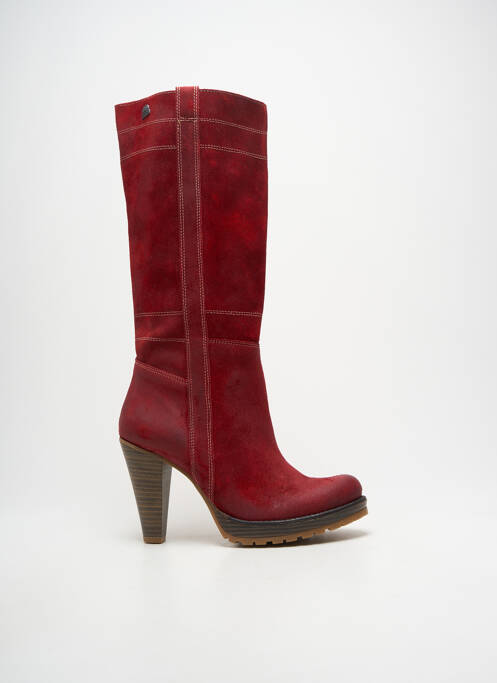 Bottes cubain talon de 7 à 9cm rouge MTNG femme