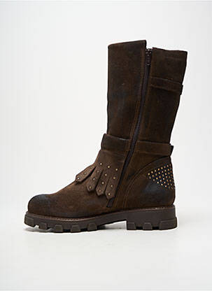 Bottines/boots talon bas talon de 4 à 6cm marron MANAS femme