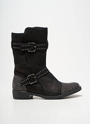 Bottines/boots talon bas talon plat jusqu'à 3cm noir REQINS femme