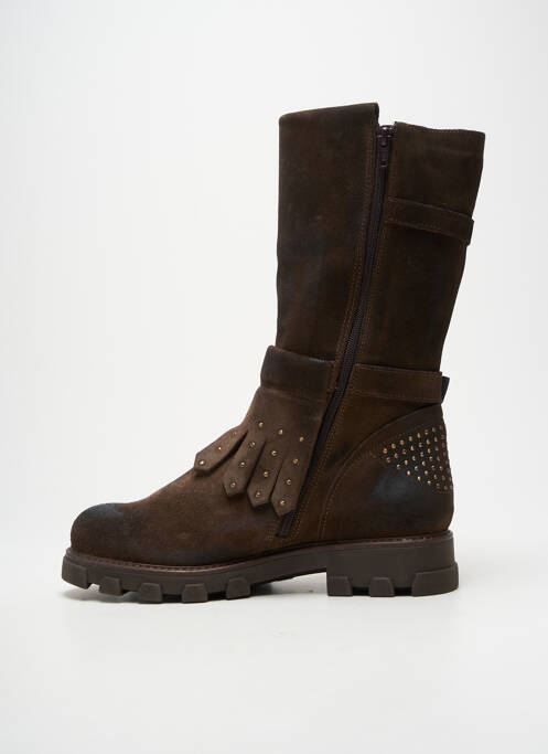 Bottines/boots talon bas talon de 4 à 6cm marron MANAS femme