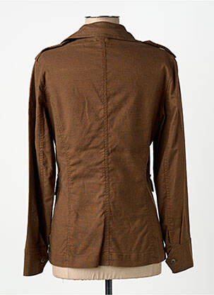 Veste casual col chemisier marron ARMOR LUX femme