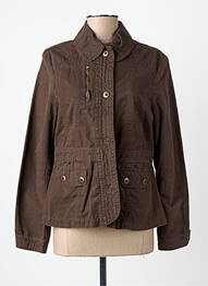 Veste casual poches marron MASSANA femme