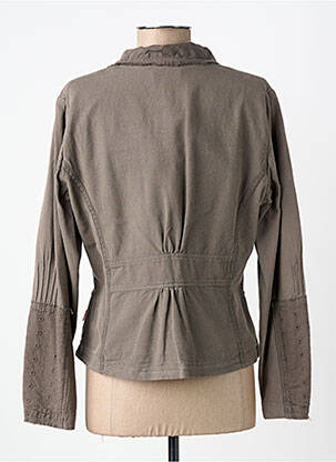Blazer col châle marron MAE MAHE femme
