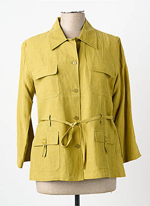 Veste casual col chemisier vert KATMAI femme