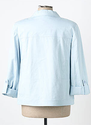 Veste casual epaulette bleu PIER BÉ femme