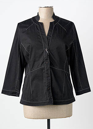 Veste casual coupe cintrée noir PIER BÉ femme
