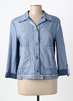 Veste casual poches bleu PIER BÉ femme