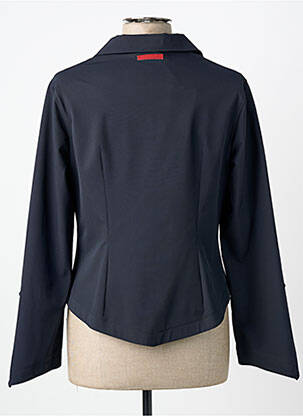 Veste casual poches bleu CARNET DE BORD femme