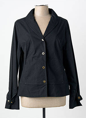 Blazer col châle noir CARNET DE BORD femme