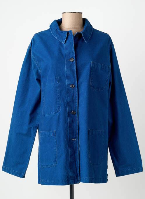 Veste casual coupe droite bleu ARMOR LUX femme