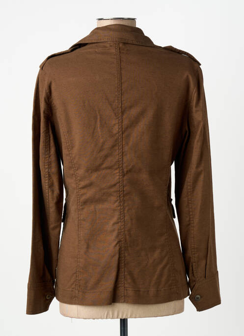 Veste casual col chemisier marron ARMOR LUX femme
