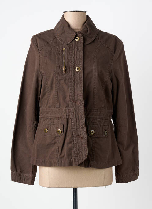 Veste casual poches marron MASSANA femme