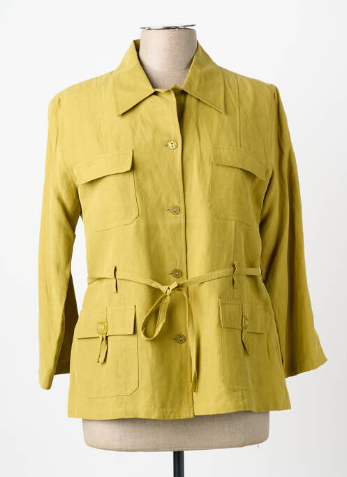 Veste casual col chemisier vert KATMAI femme