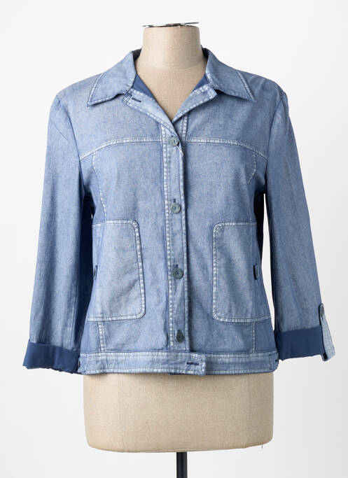 Veste casual poches bleu PIER BÉ femme