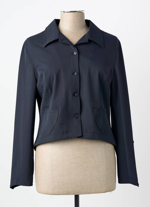 Veste casual poches bleu CARNET DE BORD femme
