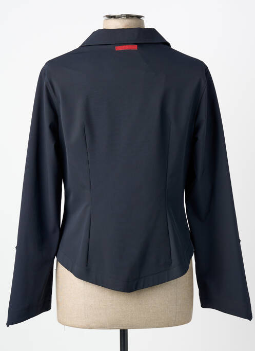 Veste casual poches bleu CARNET DE BORD femme