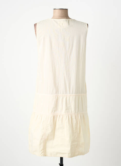 Robe mi-longue beige YERSE femme