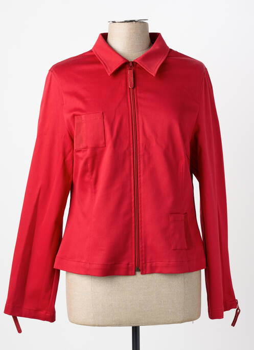 Veste casual rouge CARNET DE BORD femme
